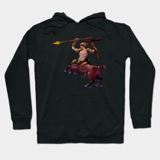 Centaur with spear and armor Hoodie